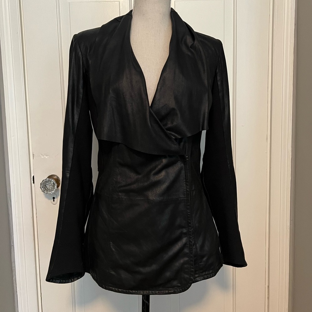 Vince Leather Jacket/Blazer